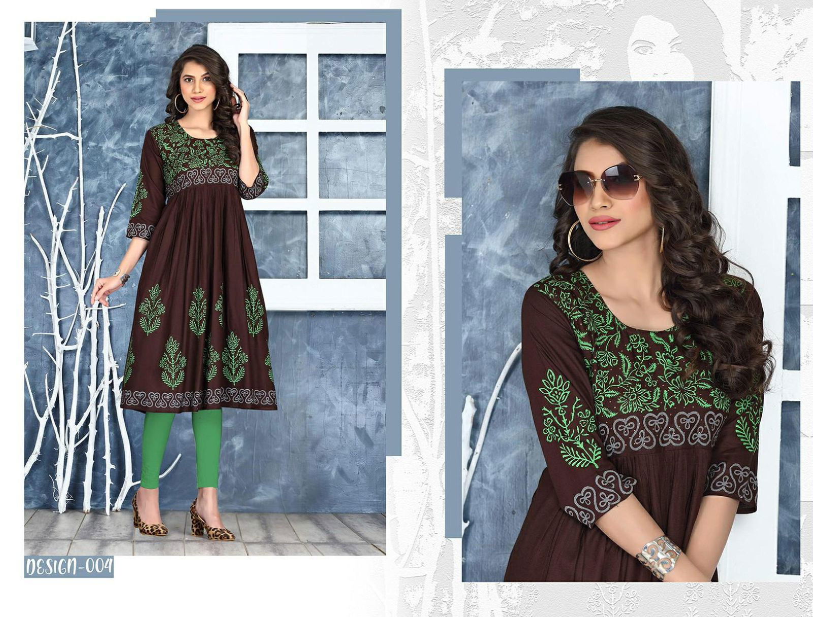 Riyya Wilson  Fancy Designer Rayon Casual Wear Kurti Collection